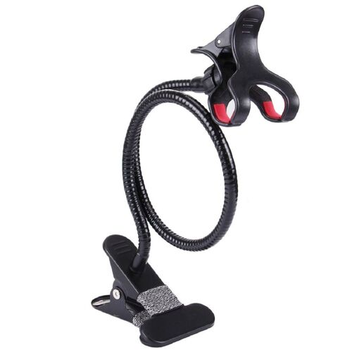 Pour Lg K Series K62 (2020) Support À Bras Long Métal Flexible Pince Pour Téléphone Et Pince De Bureau - Dfvmobile