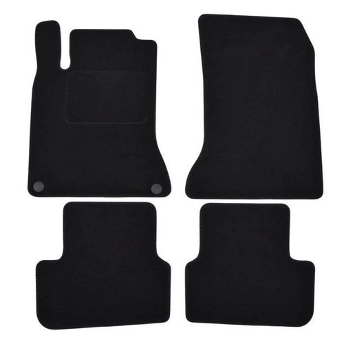 Tapis De Sol Noir Velours - J&j Automotive - Mercedes Gla X156 - Sur Mesure - Antidérapant - Imperméable