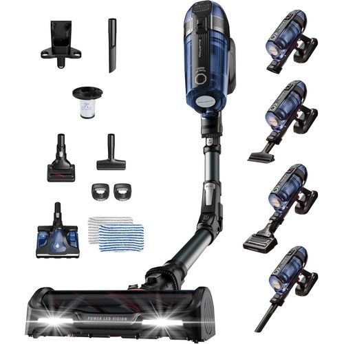 X-Force Flex 12.60 Aqua Aspirateur Balai Laveur Sans Fil,Aspire Et Lave Simultanément,Puissance 150Aw,Autonomie 45Min,Led Rh98C8Wo