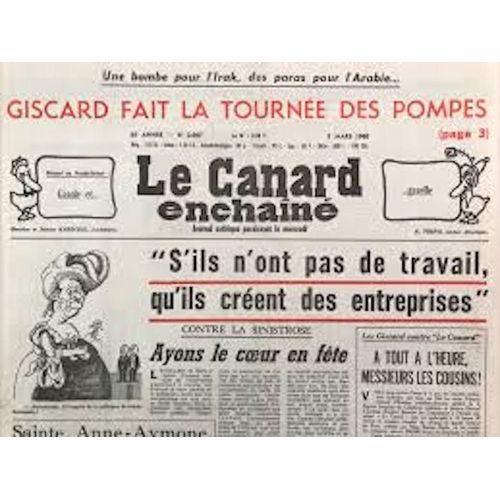 Journal - Le Canard Enchaîné N° 3097 Du 5 Mars 1980