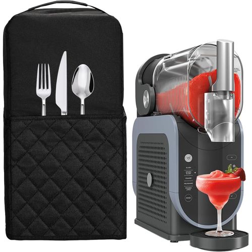 KALANKA-Housse pour Ninja SLUSHi Machine à Boissons Glacées, Housse de Protection Anti-poussière étanche Plusieurs Poches pour Ninja FS301EU Accessoires Compatible avec Sorbetière