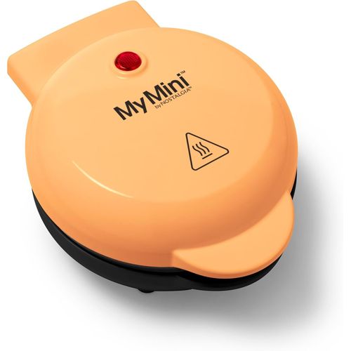 MyMini Gaufrier Électrique Personnel, Surface de Cuisson de 25 mm, Gaufrier pour Pommes de Terre Rissolées, Pain Perdu, Fromage Grillé, Quesadilla, Brownies, Cookies, Aqua