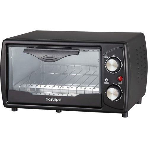SUBZONAL-Mini four grille-pain d'une capacité de 9 litres, porte auto-escamotable, 1000 W, en acier, couleur noire, Turin Black