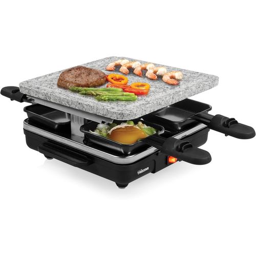 ASFASFq-Appareil à raclette RA-2745 - Pierre à cuire - Surface de de cuisson 21 x 21 cm - Pour 4 personnes