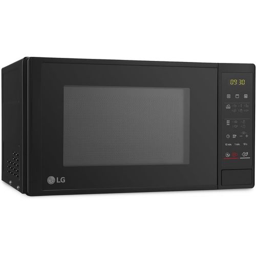 SUBZONAL-LG MH6042D Micro-ondes avec grill et écran numérique, de 20 litres et 700 W, 5 niveaux de puissance, fonction I-Wave, cuisine plus rapide, conserve le goût, nettoyage facile, couleur noire