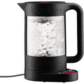 - 11659-01Euro - Bistro - Bouilloire Electrique - Double Paroi - Température Réglable - 1,1 L - Noir