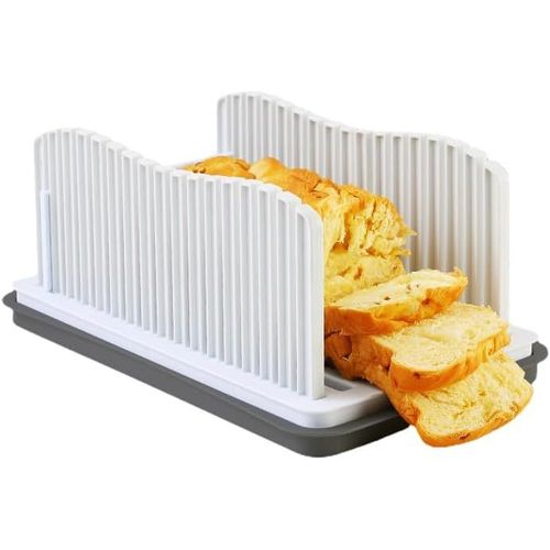 Trancheuse À Pain Améliorée,Machine À Sandwich/Toast Multifonctionnelle,Pliable Et Réglable,Poignée Manuelle Pliable Et Compacte Pour Pain Toast Fait Maison