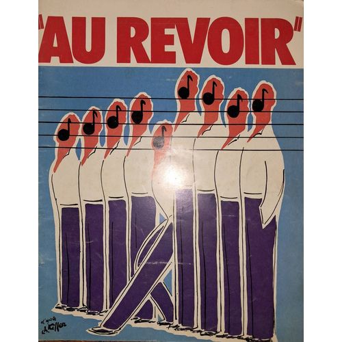 Autographes De 5 Des Compagnons De La Chanson, Sur Livret