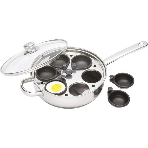 SUBZONAL-Kitchen Craft Lot de 6 Cuiseurs Oeufs Acier