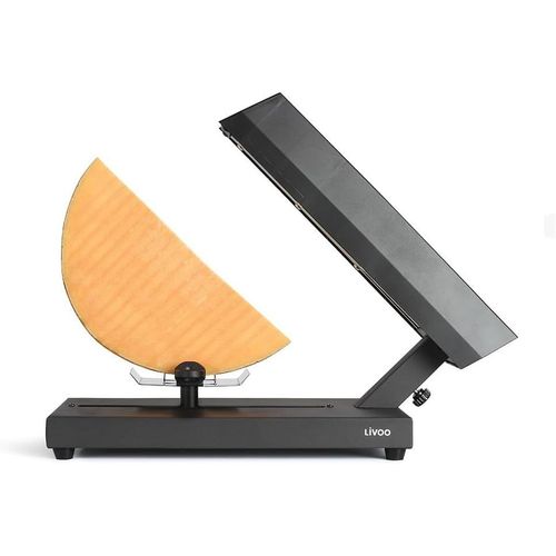 ASFASFq-DOC231 Appareil à Raclette Traditionnel | Pour Quart de Meule | Socle Fromage Coulissant & Pivotant | 400 Watts