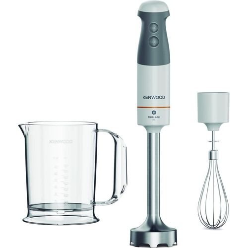 Mixeur À Main,Accessoire Compatible Avec Le Mélangeur Triblade Xl,Facile À Ajuster Rotatif,Lavable Au Lave-Vaisselle,Acier Inoxydable,Hbm40.002Wh,Gris