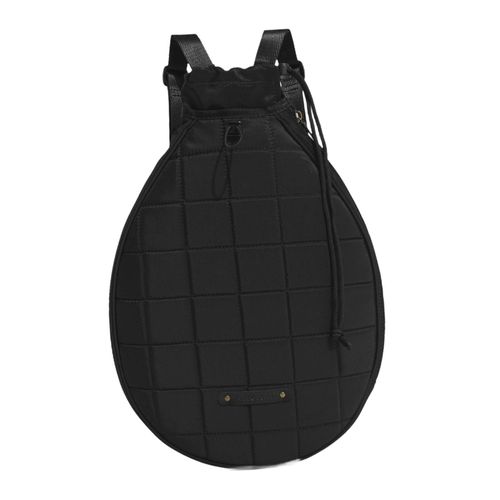 Sac À Dos Avec Sangle Réglable Pour Raquette De Tennis,Housse De Raquette,Sac À Bandoulière,Sac De Transport -Noir