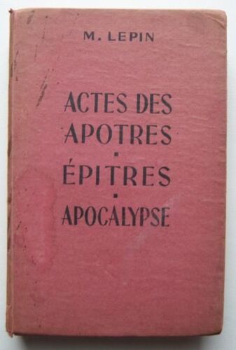 Actes Des Apotres Epitres Apocalypse