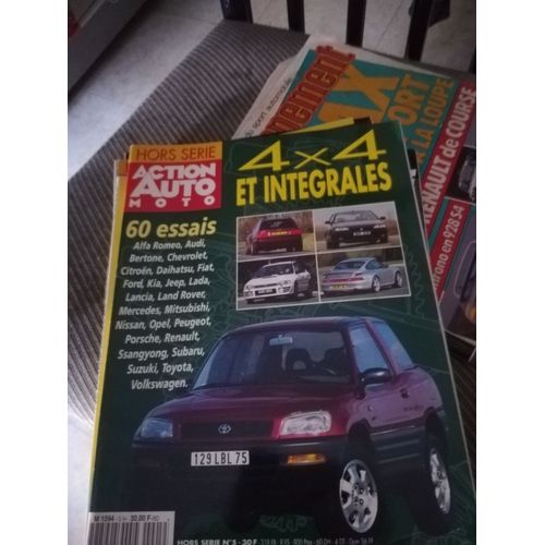 Action Auto Hors Serie 5 De 1995 60 Essais,Ford Escort,Mondeo 4x4,Subaru Impreza,Legacy,Golf Syncro,Alfa 155 2.0 Q4,164 Q4,Audi A4 Quattro,A6 V6,A8,S2 Coupe,Mitsubishi Lancer,Peugeot 405,Safrane V6i,P