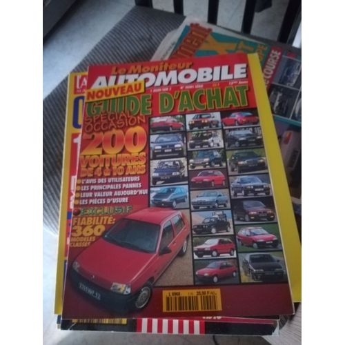 Le Moniteur Automobile Hors Serie 1 De 1996 Guide Achat Occasion 200 Voitures