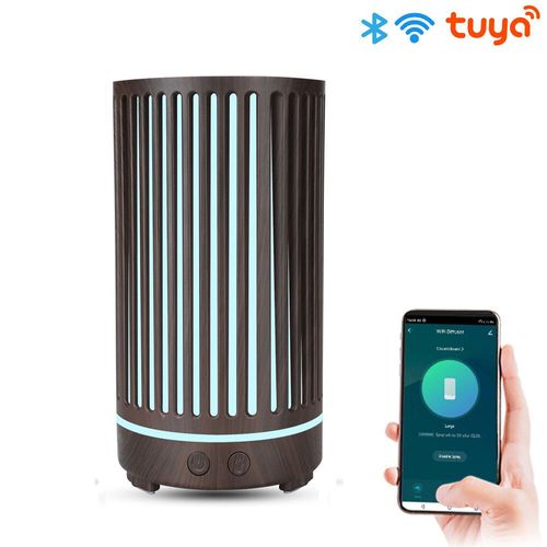Diffuseur d'arôme électrique intelligent WiFi 550ML,diffuseur d'huile essentielle,humidificateur d'air,télécommande ultrasonique,brumisateur pour la maison - Type WIFI smart #D