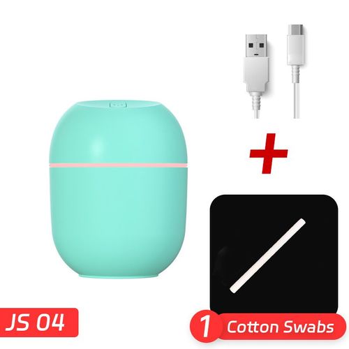 Mini humidificateur d'air Portable goutte d'eau USB bureau intérieur ménage muet humidificateur d'atomisation d'air - Type JS04Green #A