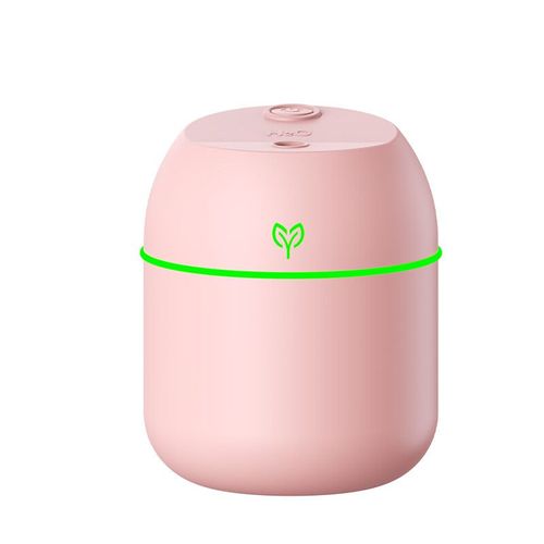 Humidificateur d'air usb à grande quantité de brouillard de 220ML,petit humidificateur de bureau,machine d'aromathérapie intelligente pour la maison et la voiture - Type pink