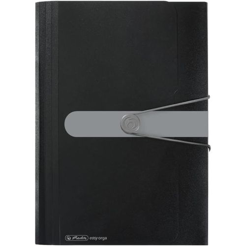Ershi-Herlitz 11208394 Trieur À Soufflet Format A4 12 Onglets Noir (Import Allemagne)[3586]