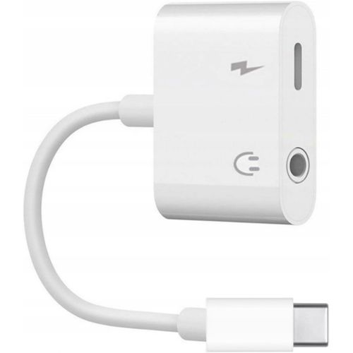 USB-C to Mini Jack 3.5mm AUX Adapter with DAC 128KHz HD,Hi-FI Superior Audio Quality,White,Cable Compatible with iPhone 16/15/Pro,Max,Plus,MacBook,iPad Pro,(DAC)