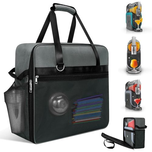 SUBZONAL-Sac de transport portable pour machine à slushi Ninja FS300/FS301 ¿ Étui de voyage anti-poussière pour machine à boissons glacées ¿ Housse de sac de rangement pour machine à slushie ¿ Rembou