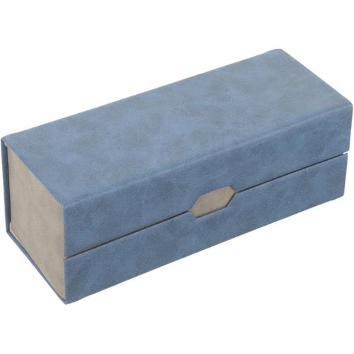 Loc-Étui À Lunettes Double Couche En Pu Boîte De Rangement Étui Pour Lentilles De Contact Portable Pour Lunettes De Soleil Et De Vue Protection Contre Les Rayures 