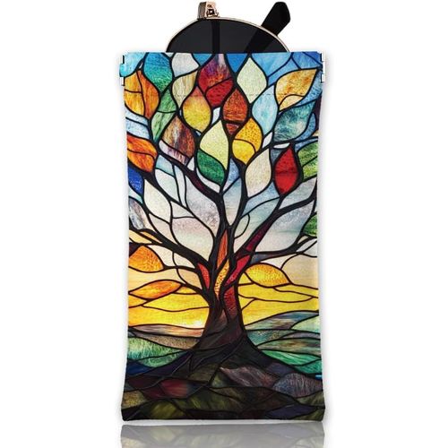 Loc-Étui À Lunettes Souple Yoga Squeeze Top Étui À Lunettes De Soleil De Voyage En Cuir Pu Étui À Lunettes De Soleil Portable Pochette À Lunettes De Soleil Pour Femmes Hommes