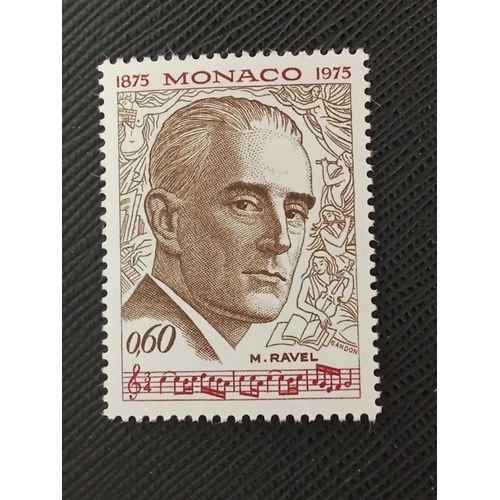 Timbre Monaco Y T 1038 Maurice Ravel (1875-1937), Centenaire De La Naissance 1975 ( 070809 )