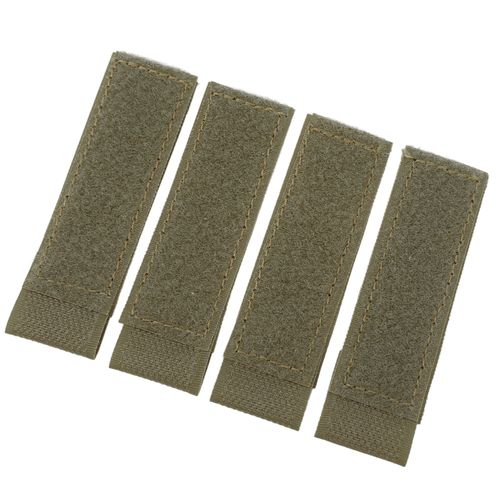 Patch à Crochets Et Boucles En Nylon, 4 PièCes, Coussinet De Fixation Molle Pour Gilet D'entraîNement, Jeux De Tir De Chasse, Vert Od