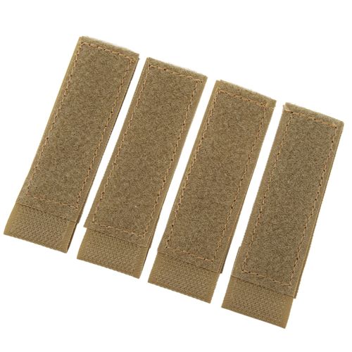 Patch à Crochets Et Boucles En Nylon, 4 PièCes, Coussinet De Fixation Molle Pour Gilet D'entraîNement, Jeux De Tir De Chasse, Kaki