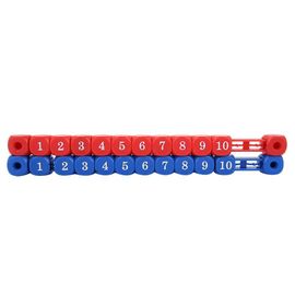 2 pièces bleu rouge Mini Table multifonction football baby-foot jeu billard unité de notation tableau de bord