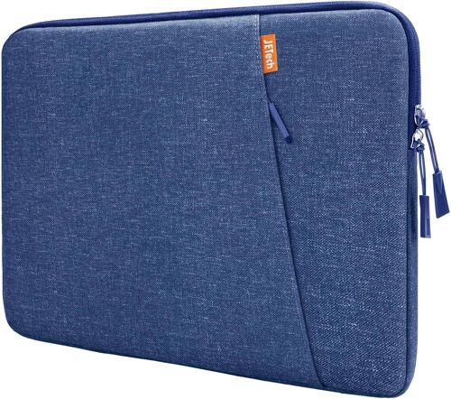 Housse Ordinateur Portable Pour 13-14 Pouces Macbook Air/Pro (M4/M3/M2/M1) 2021-2025, 13-13,6 Pouces Notebook, Étanche Pochette Sacoche Avec Poche (Bleu Cobalt)