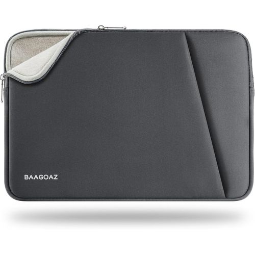 SJZG-15 Pouces Housse Pour 15,3 Pouces Macbook Air M4 M3 M2 2025 2024 2023 Sacoche Pochette De Protection, Gris