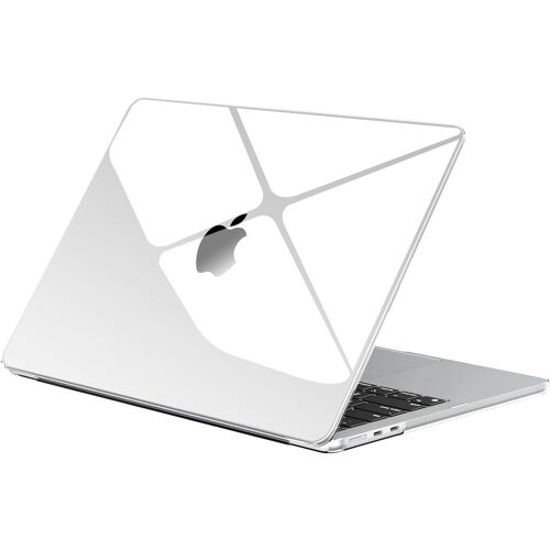 Coque Ultra Fin et Transparent Compatible avec MacBook Air 15 Pouces M3 M2 avec Touch ID, 2024 2023, A2941 A3114, Protection Étui Rigide en Plastique, Anti-Rayures - Incolore Crystal