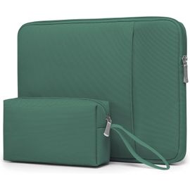 13 Pouces Housses Ordinateur Portable Compatible Avec Macbook Air 13 M4/M3/M2/M1 2025-2018, Macbook Pro 13 M2/M1 2025-2016, Ipad Pro/Air 13, Xps 13, Surface Pro, 12""-13"" Tablette, Vert Jungle