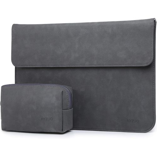 TIANYI-13 Pouces Housse Ordinateur Portable PC Sacoche pour MacBook Air 13.6/13 M4 M3 M2 M1 2025-2018, MacBook Pro 13 M2 M1 A2338 A2289 2025-2016, Surface Pro 11, XPS13, avec Petit Sac, Gris sidéral-