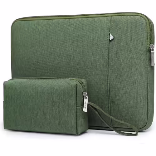 17-17,3 Pouces Housses Ordinateur Portable Pour 17"" 17,3"" Hp/Lenovo/Dell/Asus/Acer/Lg/Msi Gaming Laptop/Razer Blade 17/18, Sacoche De Protection Pour Hommes Femmes, Vert Herbe