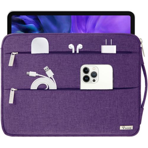 KAL-Housse Pour Macbook Air 2017 Pro 14 Pouces Pochette Pc Sacoche Ordinateur Portable Femme Homme Imperméable Compatible Avec Hp Lenovo Acer Asus Dell Huawei Violet