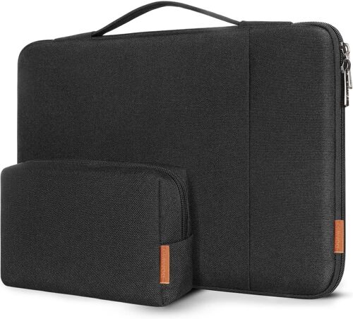 acdsgd-Pochette Ordinateur 15.6 Pouces,Housse MacBook Pro 16 M4 M3 M2 Pro/Max,15-16 Pouces HP Dell ASUS,Sacs et Housses pour Ordinateur,Sacoche PC Portable avec Pochette pour Accessoires,Noir