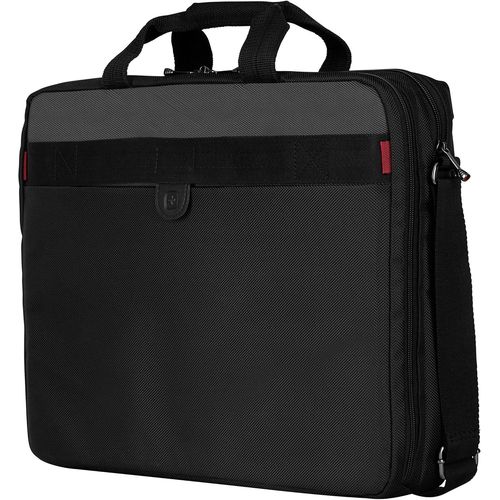 ChicSlick-Legacy 17 Mallette Pour Ordinateur Portable 17 Pouces, Porte-Documents, Système Dorganisation, 12 L, Femmes Hommes, Bureau Voyages Daffaires Uni, Noir/Gris, 600654[X1036]