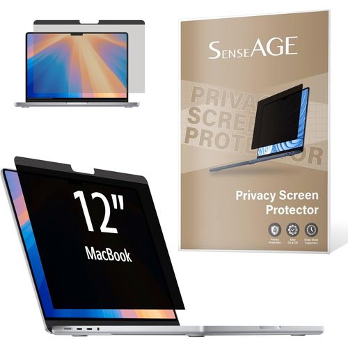 Filtre De Confidentialité Magnétique Premium Pour Macbook 12 Pouces, Filtre Écran Confidentialité Anti-Espion, Lumière Bleu, Film De Protection Amovible Pour Macbook 12