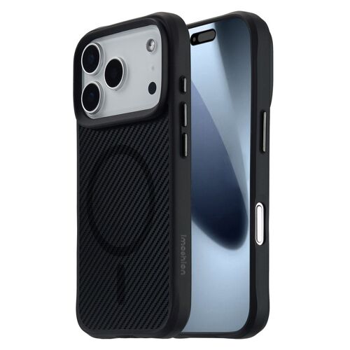 imoshion Rugged Hybrid Carbon Case avec MagSafe iPhone 17 Pro Noir