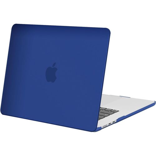 Coque Compatible Avec Macbook Air 15 Pouces M4 M3 M2 A3241 A3114 A2941 Avec Liquid Retina 15,3 Pouces & Touch Id,Coque Protection Rigide Pour Mac Air 15 2025 2024 2023 Release,Bleu Royal