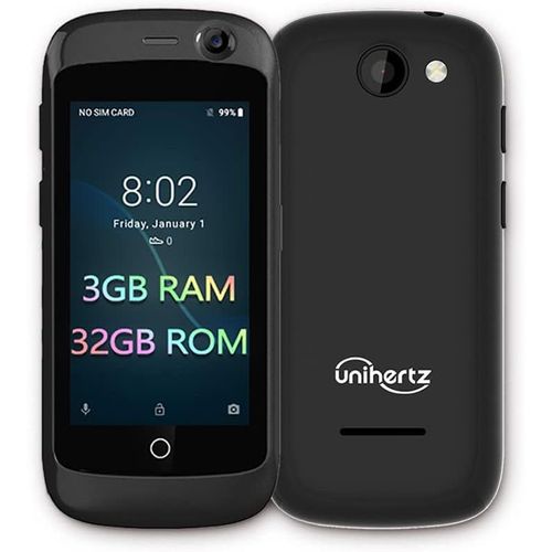 SUBZONAL-Jelly Pro - Le Plus Petit 4G Smartphone du Monde, Mini Téléphone, Compact Mignon et Portable, Android 8.1, 3 Go RAM 32 Go ROM, Smartphone et Téléphone Portable Débloqué