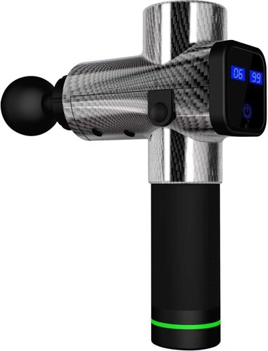 Pistolet De Massage Pour Le Dos, Le Cou Et Les Épaules, Appareil De Massage Électrique Silencieux Avec 4 Têtes De Massage, Appareil De Massage Musculaire Pour Soulager Les Douleurs Musculaires