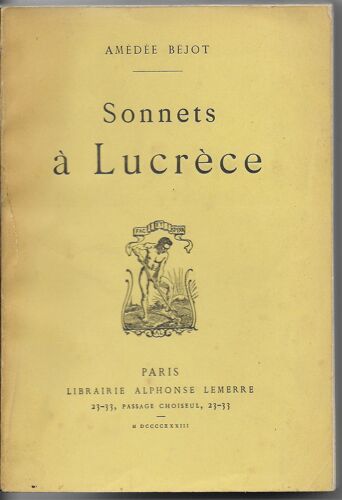 Sonnets À Lucrèce