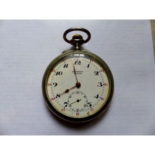 Montre Gousset - Marque Henrion ( Arlon -Belgique) En État De Marche