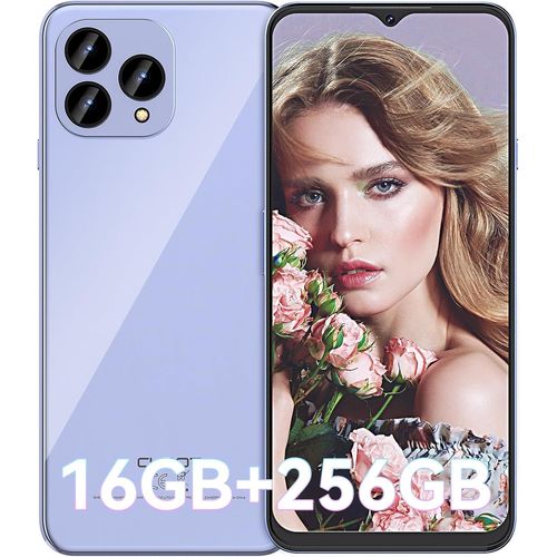 P80 Telephone Portable (2024), Android 13 Smartphone, 16Go+256Go/1To, 6.58"" Fhd+ Écran, 48Mp+24Mp, 5200Mah, Mt8788 Octa Core, 4G Dual Sim, Fingerprint/Nfc/Otg
