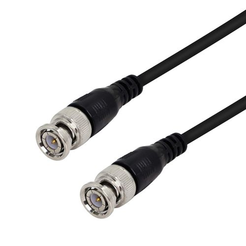 Câble coaxial BNC,câble d'extension BNC mâle vers BNC mâle 75 Ohm pour caméras de vidéosurveillance (1M)