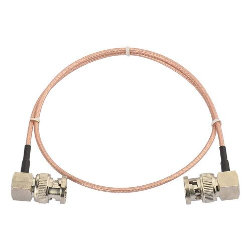 Câble SDI Court 3G HD 50cm Cordon SDI Coudé Fin Câble RG179 BNC Double Mâle à Angle Droit 75 ohms Pour Analyseur Oscilloscope Caméras HD-SDI Audio Vidéo (1 Pièce)